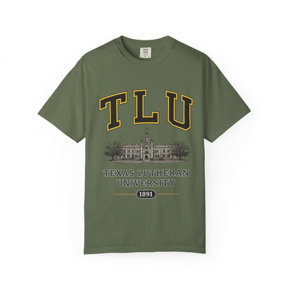 Texas Lutheran University T-Shirt — TLU Campus Vintage Graphic Tee