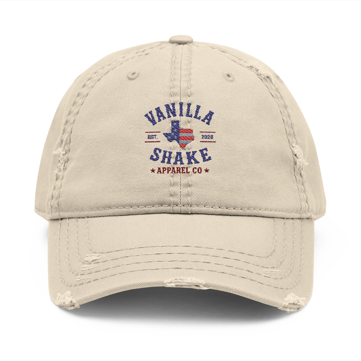 Distressed Dad Hat (Embroidery)