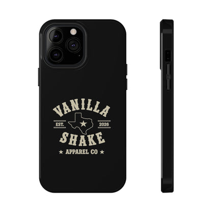 Black w/Ivory Logo lmpact-Resistant Phone Cases