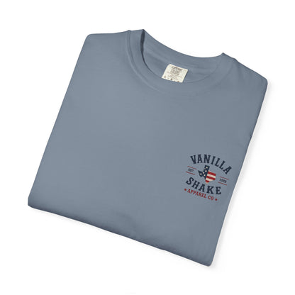 Mr. & Mrs. Shake 4th of July Unisex Garment-Dyed T-shirt