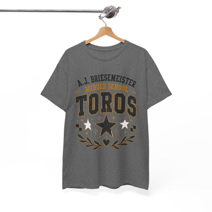 Toros Middle School Tee – A.J. Briesmeister School Spirit Shirt