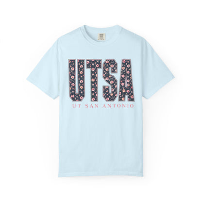 UTSA Floral Logo T‑Shirt — UT San Antonio Collegiate Tee