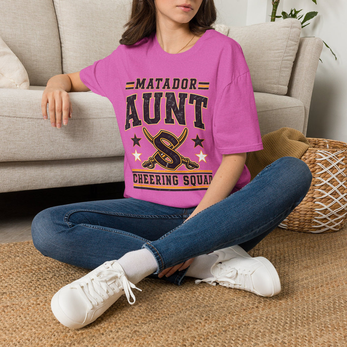 Matador Aunt T-Shirt — Cheer Squad Supporter Tee