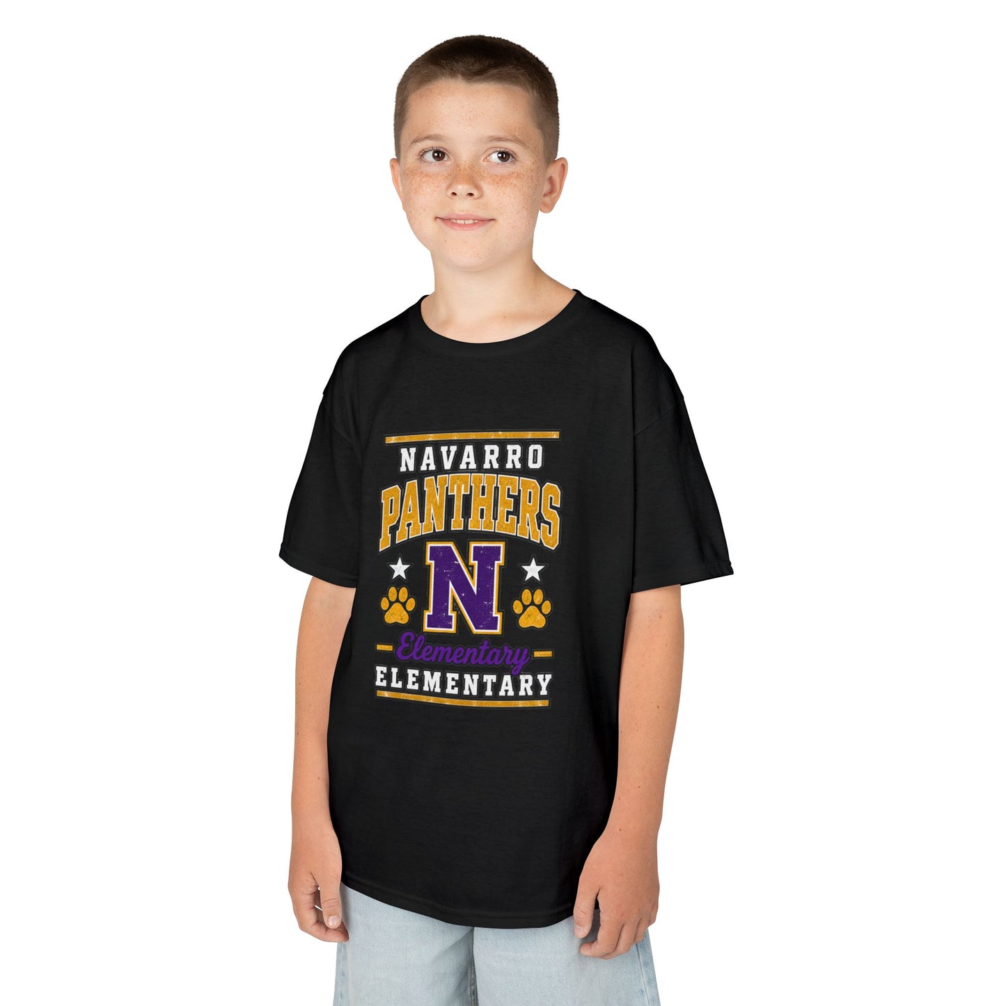 Navarro Panthers Kids T-Shirt — 'N' Elementary School Spirit Tee