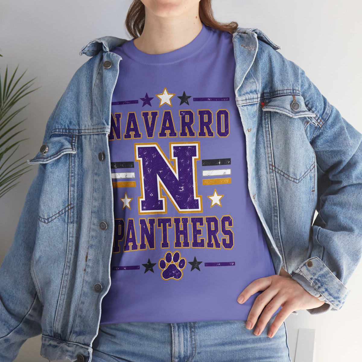Navarro Panthers N Logo T-Shirt — School Spirit Tee