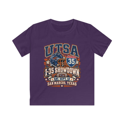 UTSA I‑35 Showdown Kids T‑Shirt — San Marcos Football Game Tee