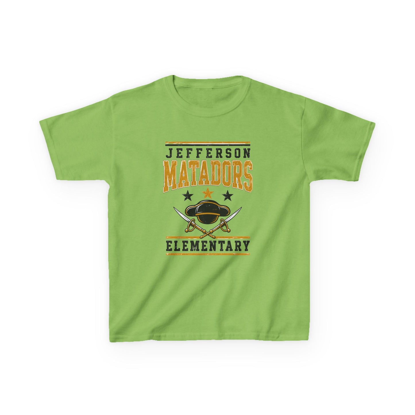 Jefferson Matadors Elementary Kids T-Shirt — School Spirit Tee