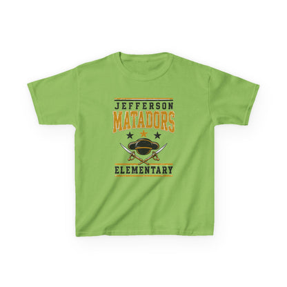 Jefferson Matadors Elementary Kids T-Shirt — School Spirit Tee