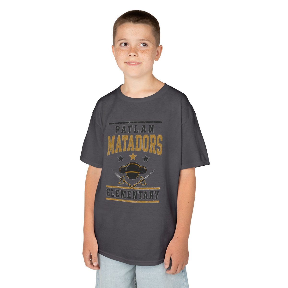 Patlan Matadors Elementary Kids T‑Shirt — School Spirit Tee
