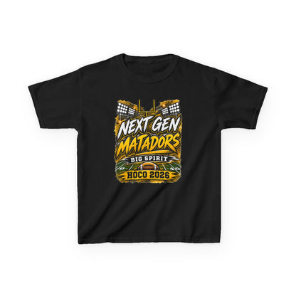 Kids Tee — "Next Gen Matadors" HOCO 2026 Big Spirit School Spirit Shirt