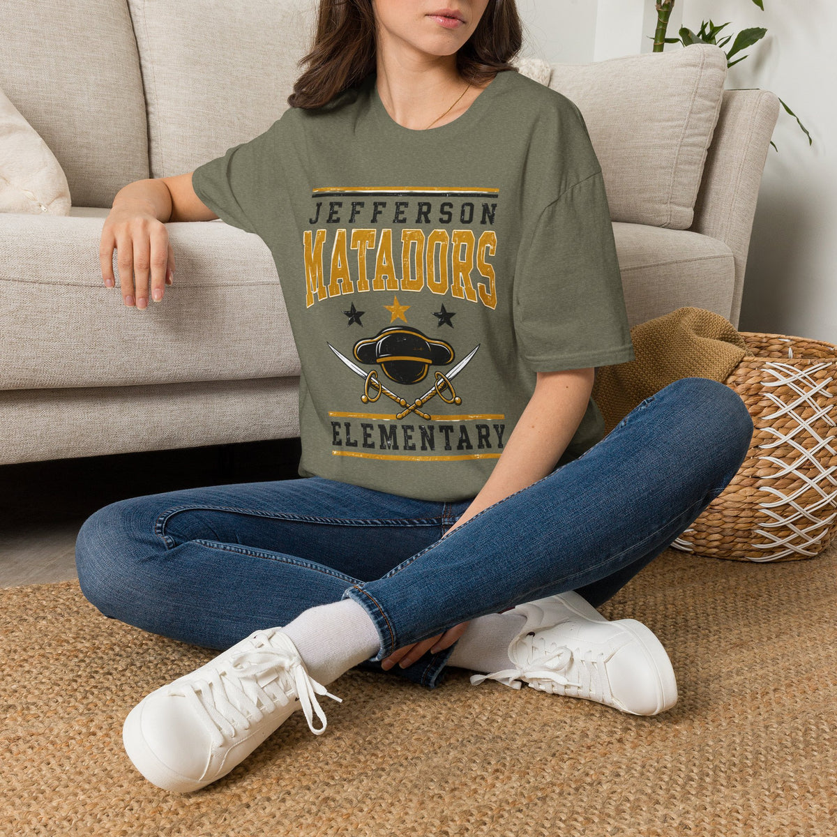 Jefferson Matadors Elementary T-Shirt — School Spirit Tee