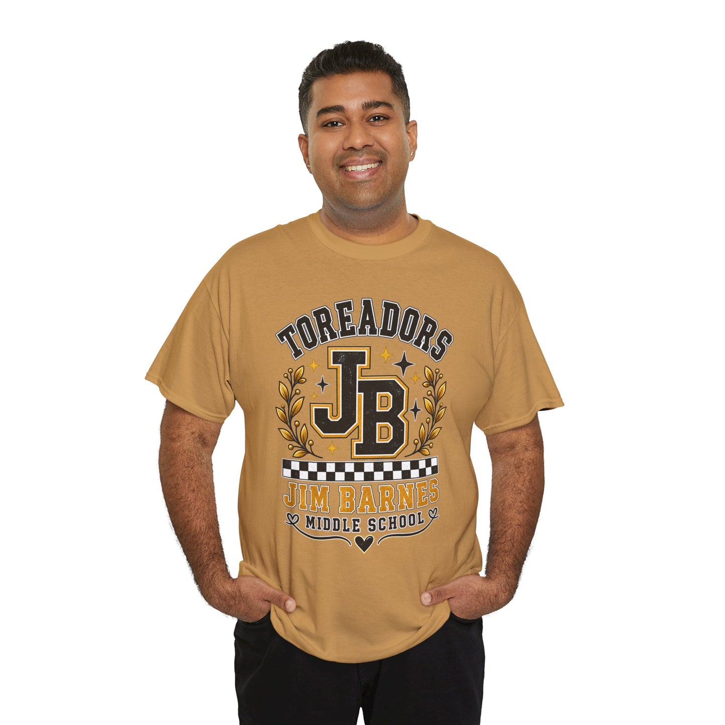 Toreadors JB Jim Barnes Middle School Tee — School Spirit Graphic T-Shirt