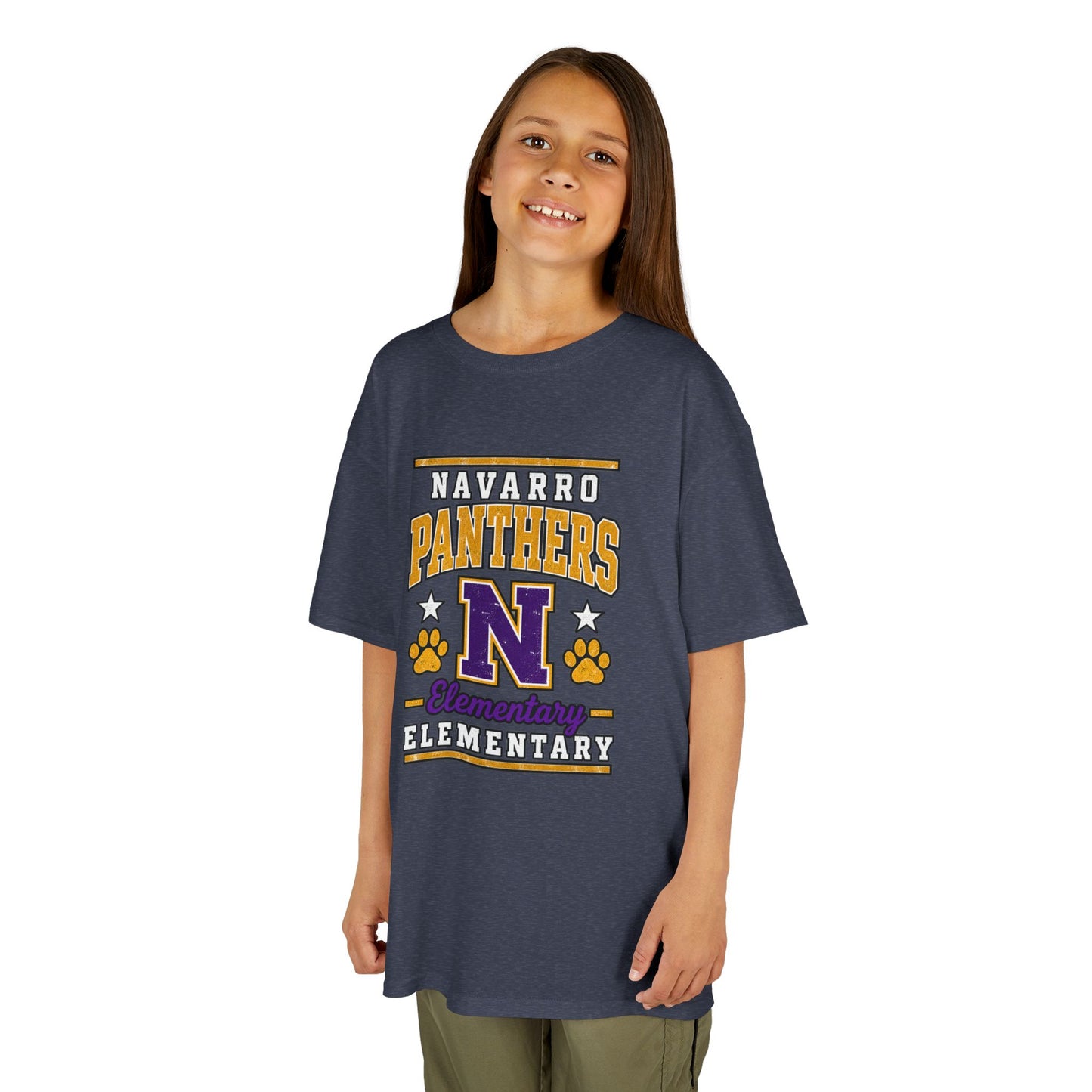 Navarro Panthers Kids T-Shirt — 'N' Elementary School Spirit Tee