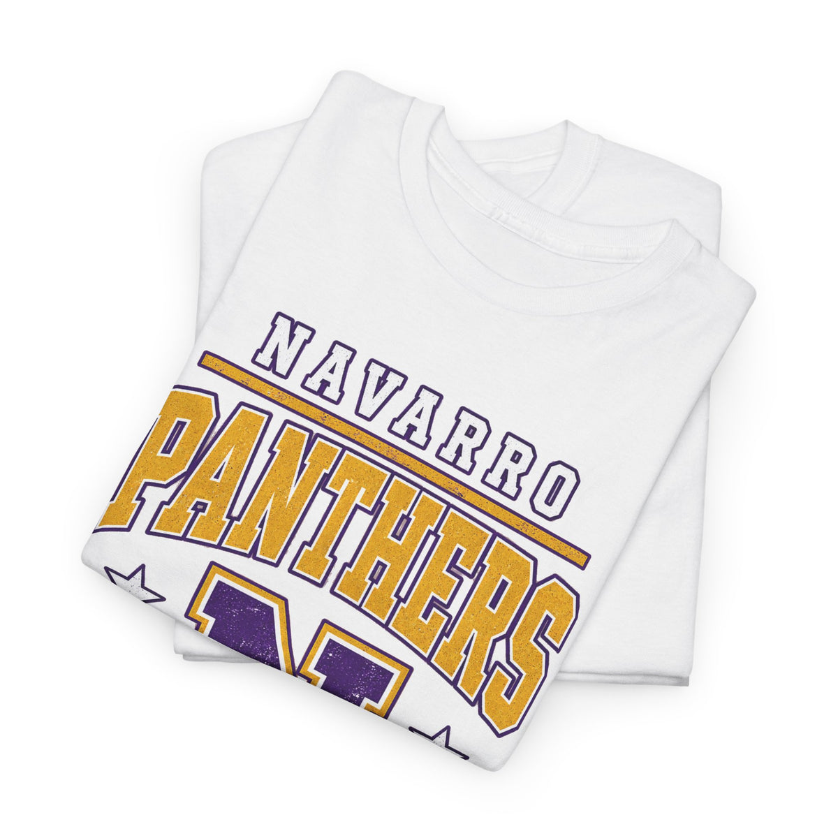 Navarro Panthers High School Tee — Retro Letterman N Design