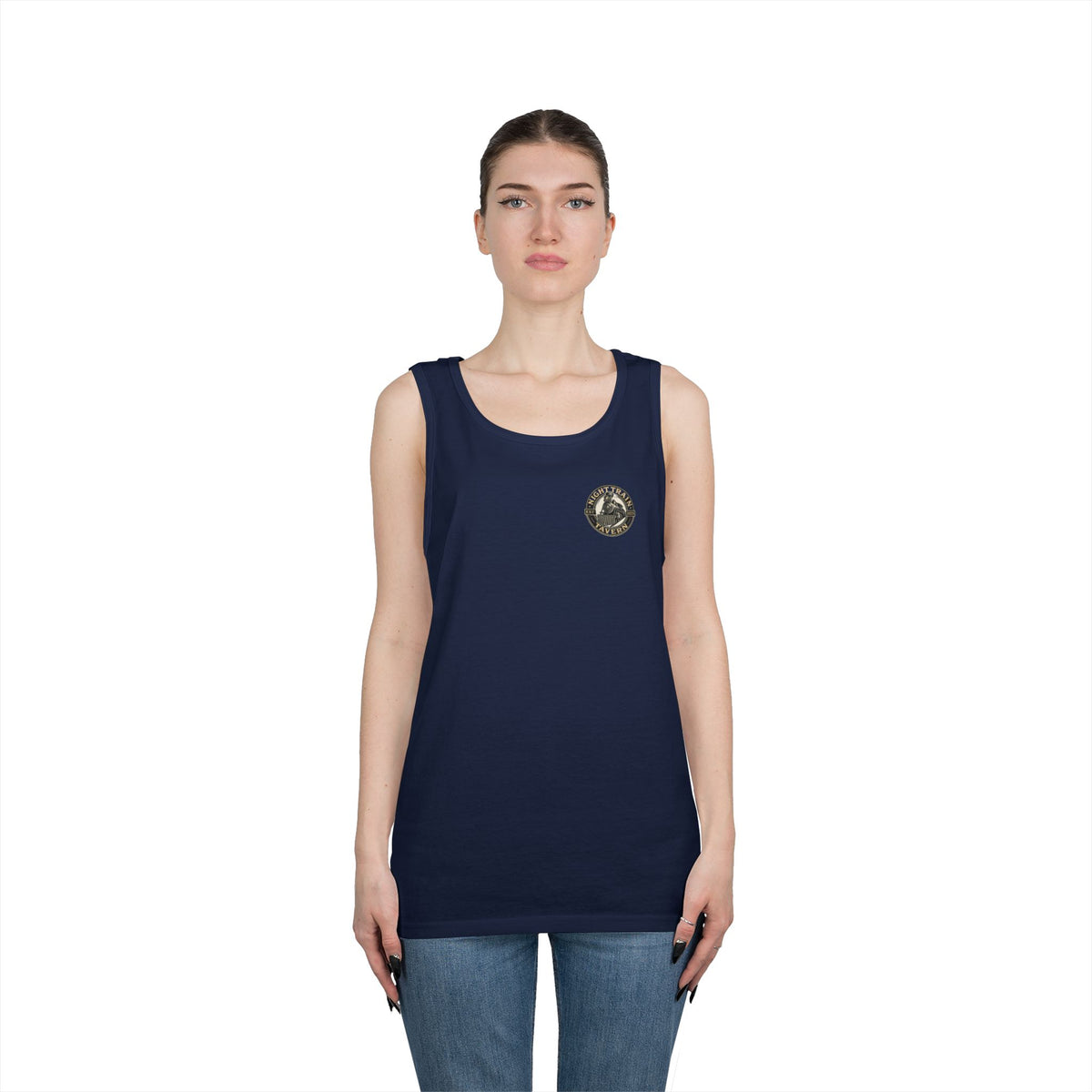 Night Train Tavern OG Staff Heavy Cotton Tank Top