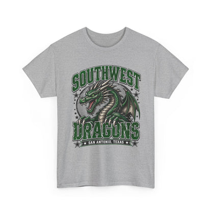 Southwest Dragons T-Shirt — San Antonio Texas Green Dragon Graphic Tee