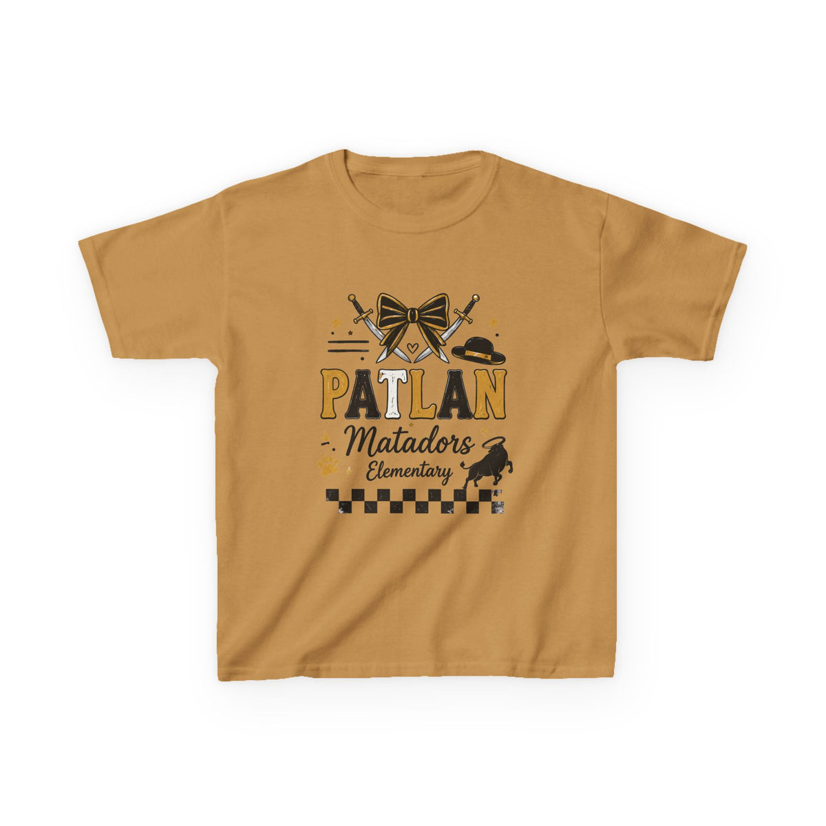Patlan Matadors Elementary Kids T-Shirt — School Spirit Tee