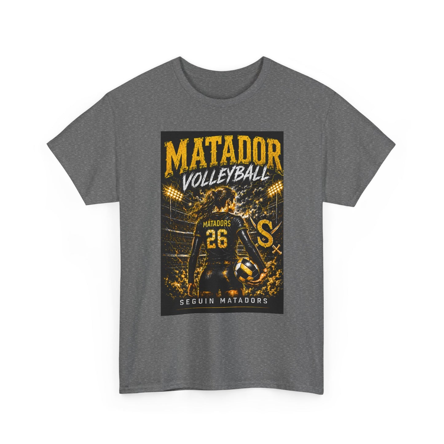 Matador Volleyball Team Tee — Sequoia Matadors Jersey Design