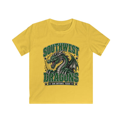 Southwest Dragons Kids Tee — San Antonio Green Dragon Youth T-Shirt