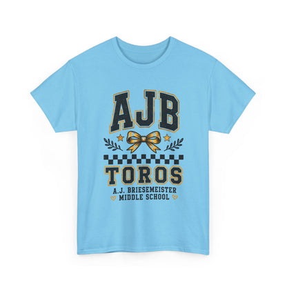 AJB Toros Middle School T-Shirt — AJ Bresemeister School Spirit Tee