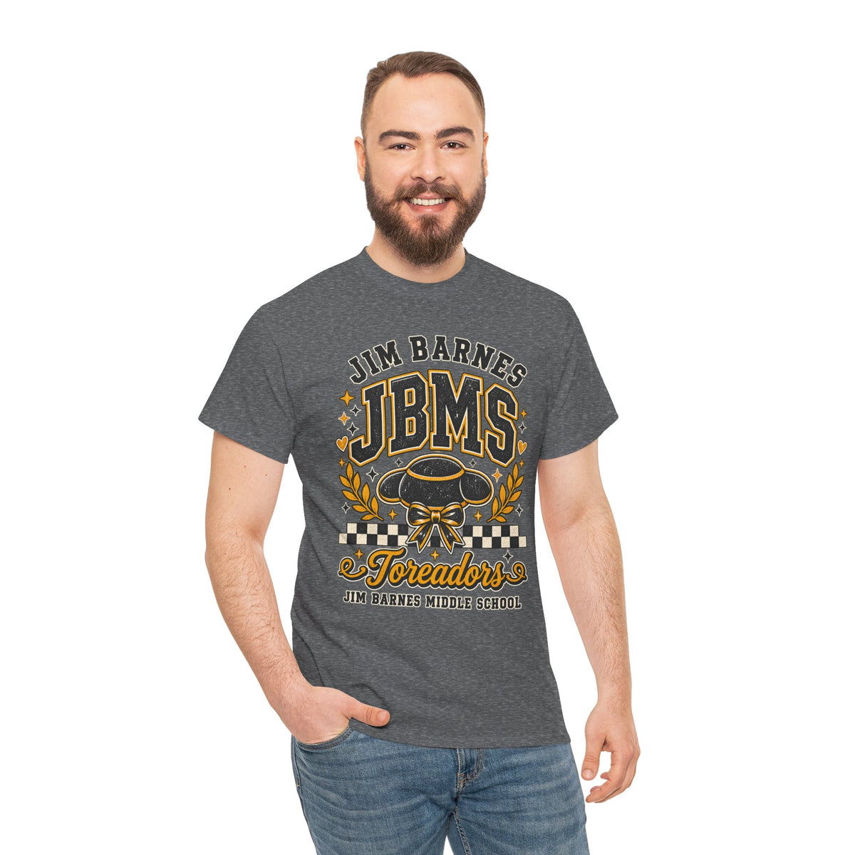 Jim Barnes JBMS Toreadors Middle School T-Shirt
