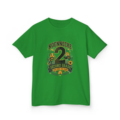 Koennecke 2 Second Grade Kids T-Shirt — Personalized Back-to-School Tee