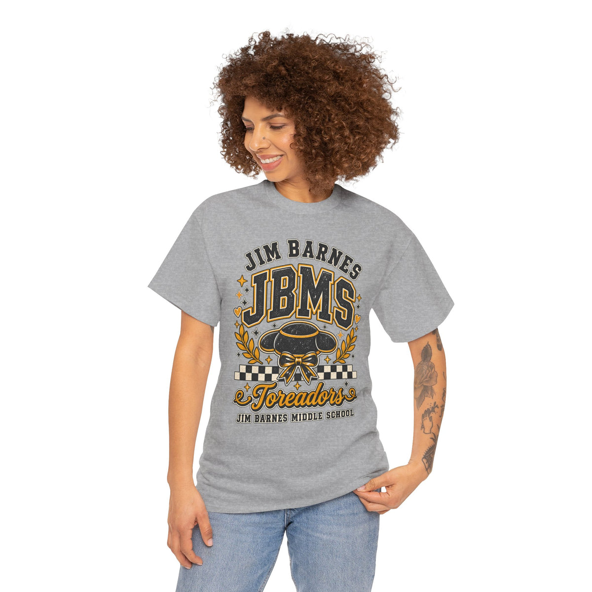 Jim Barnes JBMS Toreadors Middle School T-Shirt