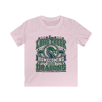 Homecoming Dragons Kids Tee — Long Creek 2026 School Spirit Shirt