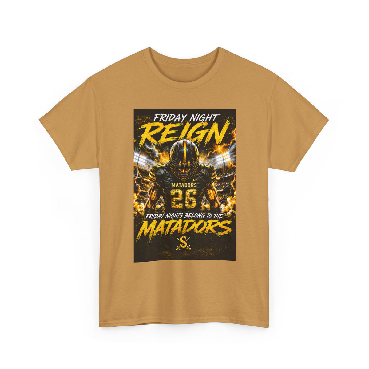 Friday Night Reign Matadors Football T‑Shirt — Team Spirit Game Day Tee