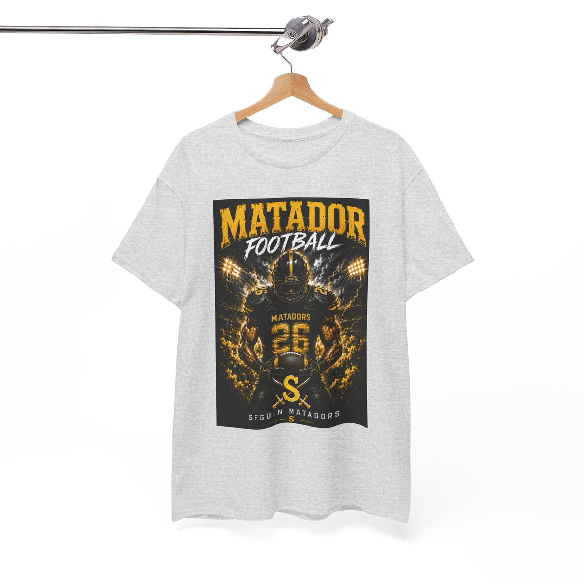 Matador Football Team Tee — Vintage Helmet Graphic Jersey Shirt