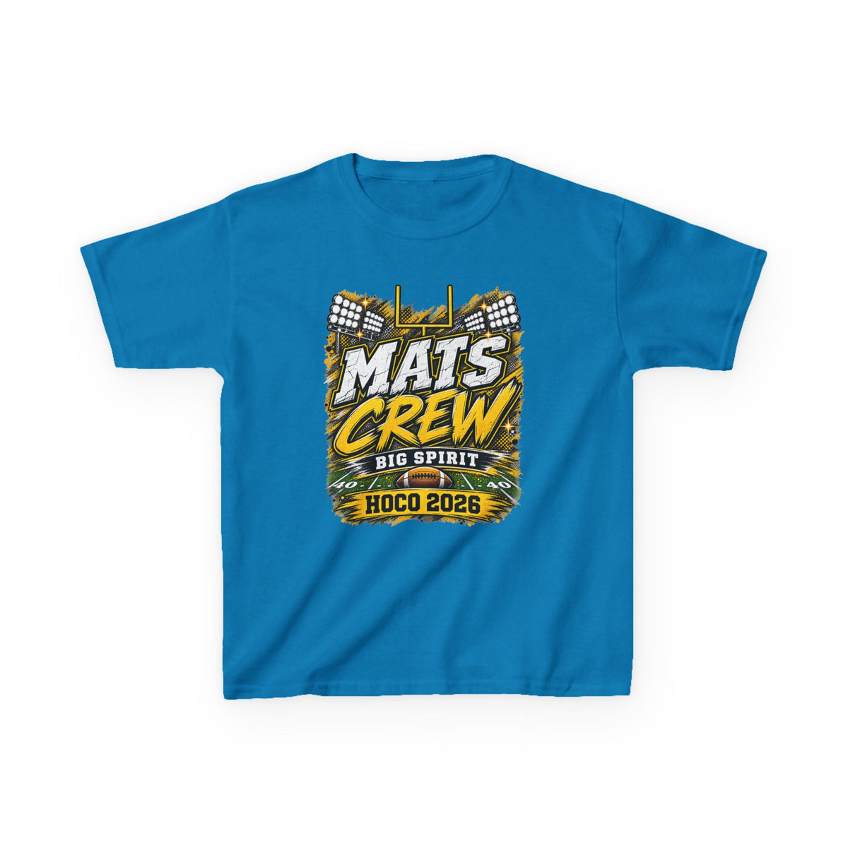 Kids Tee — "Mats Crew Big Spirit Hoco 2026" Football Crewneck