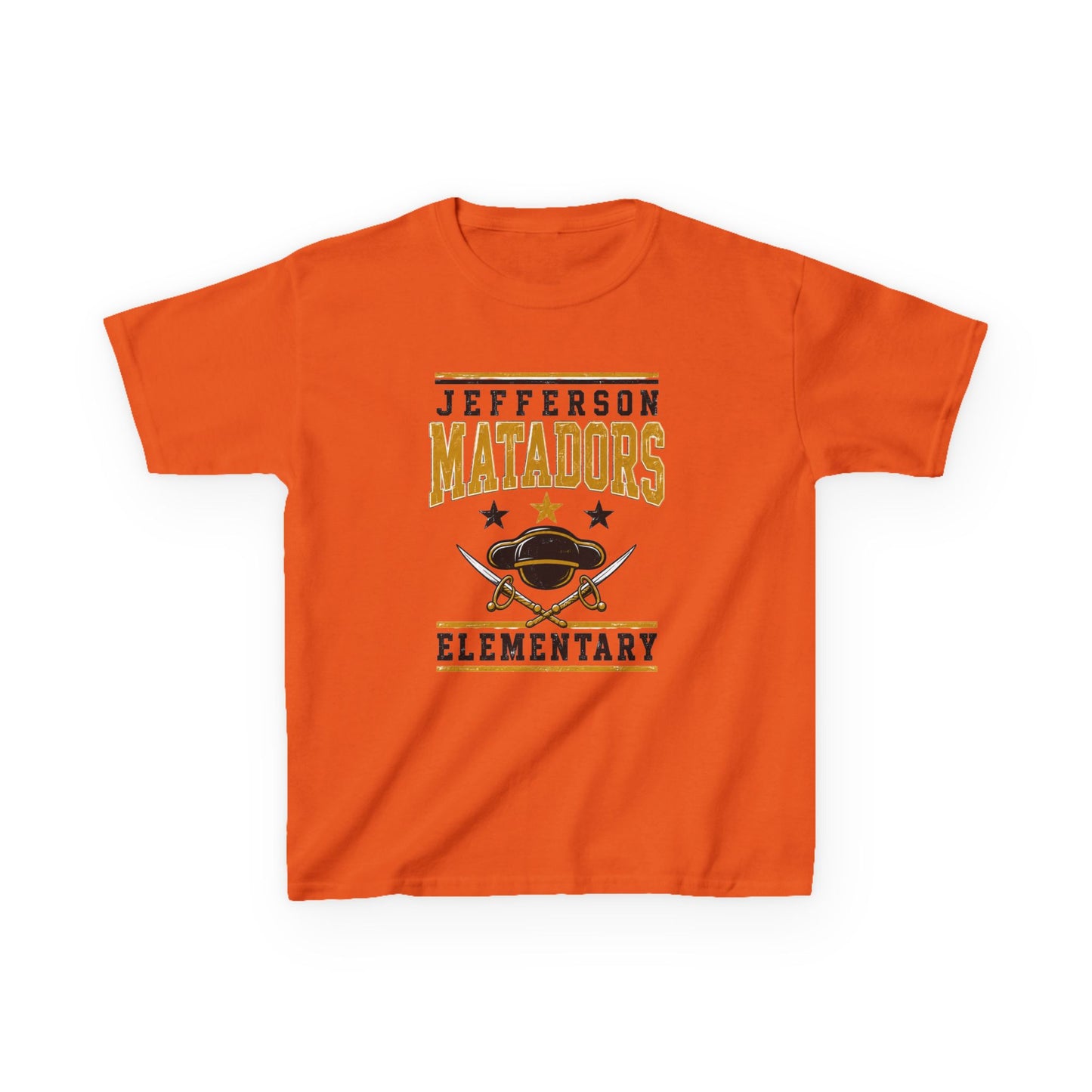 Jefferson Matadors Elementary Kids T-Shirt — School Spirit Tee