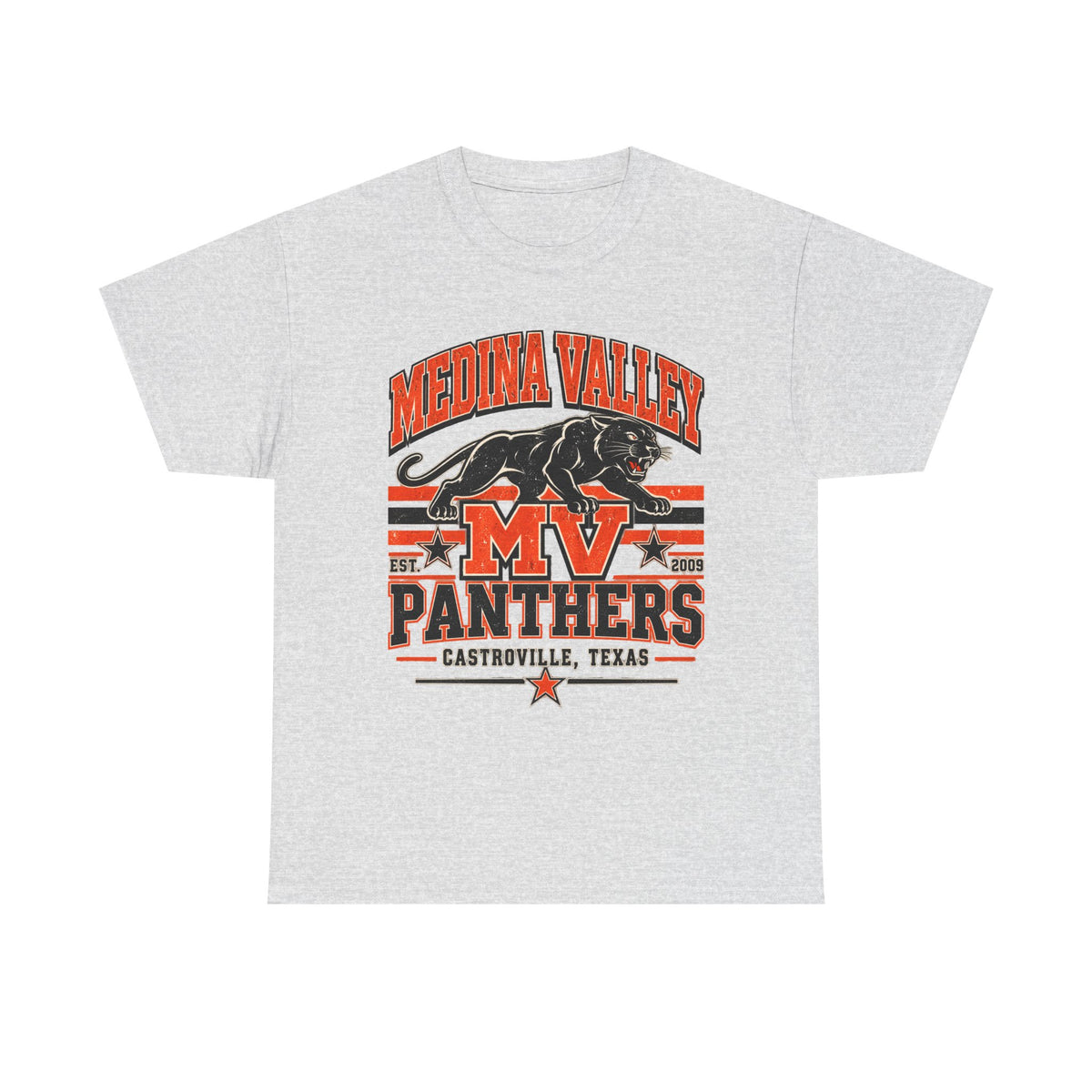 Medina Valley Panthers MV Castrovile Texas T-Shirt