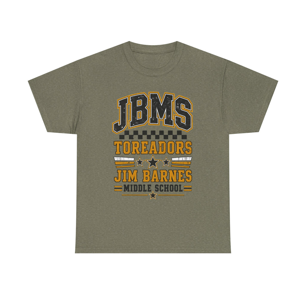 Jim Barnes Middle School Toreadors Tee — JBMS School Spirit T-Shirt