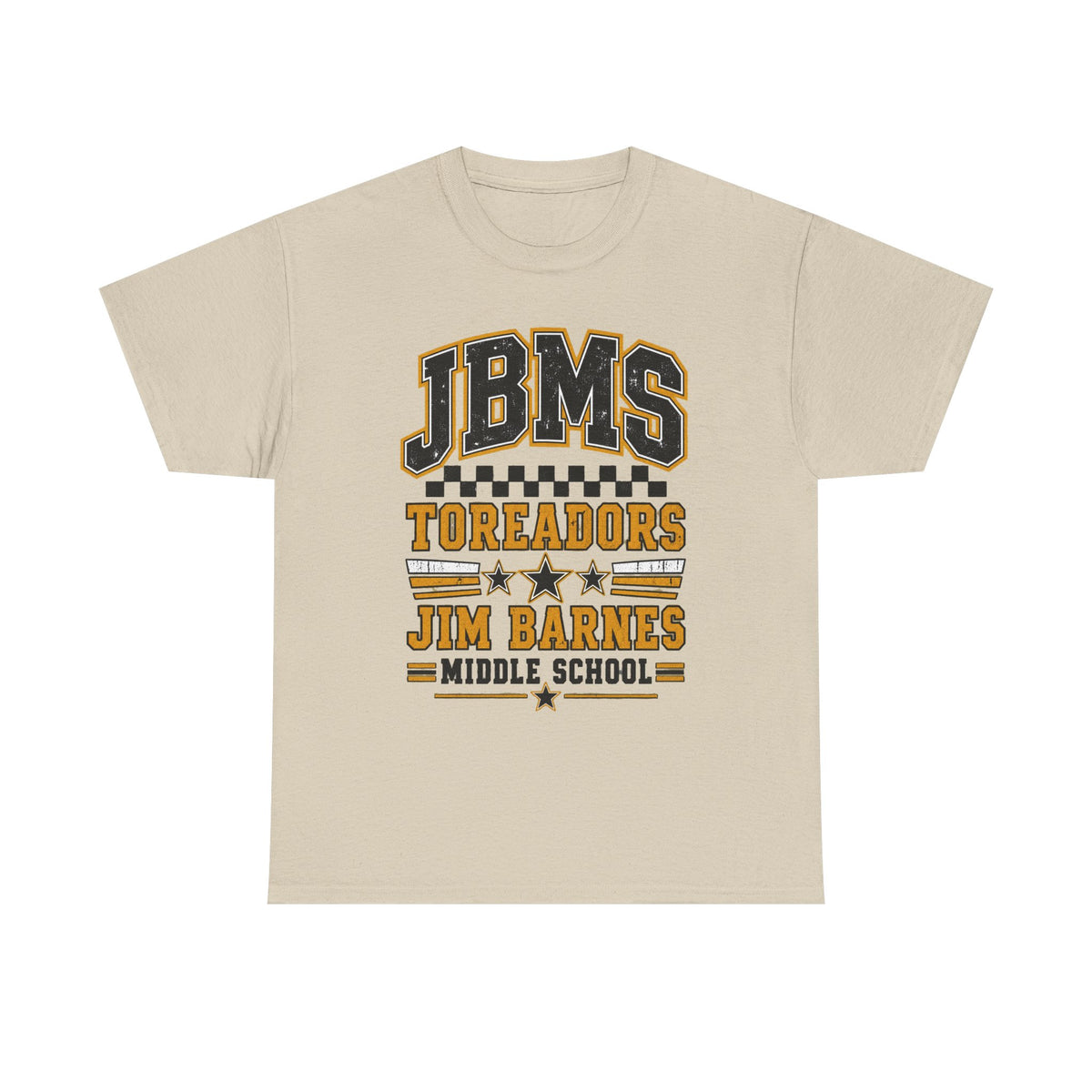 Jim Barnes Middle School Toreadors Tee — JBMS School Spirit T-Shirt