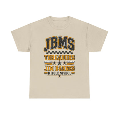 Jim Barnes Middle School Toreadors Tee — JBMS School Spirit T-Shirt