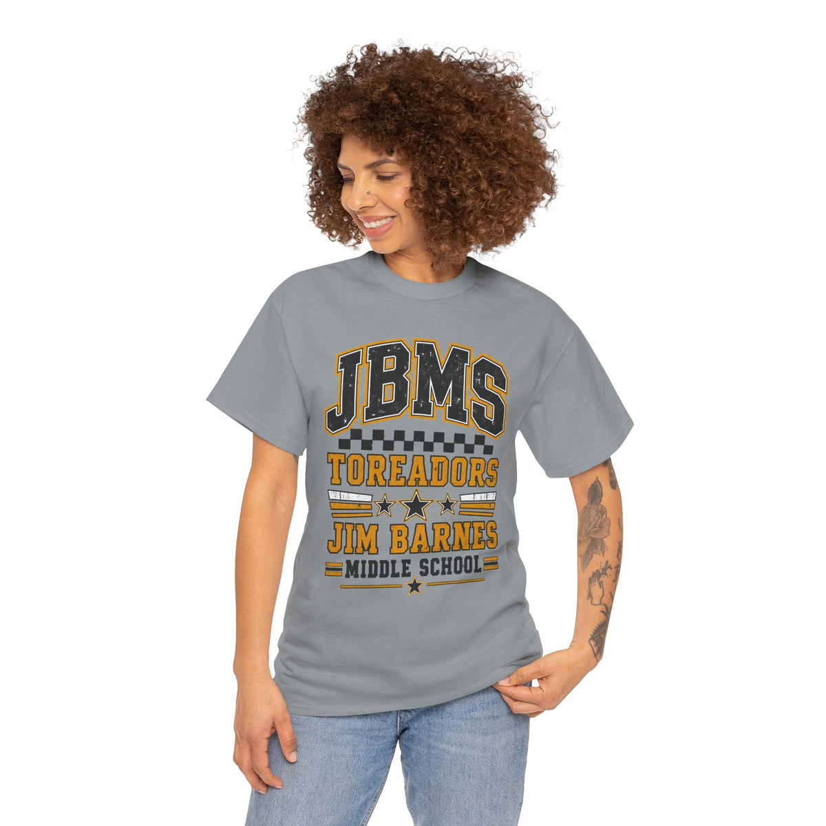 Jim Barnes Middle School Toreadors Tee — JBMS School Spirit T-Shirt