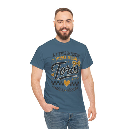 Toros Middle School Tee — L.J. Briesemaster School Spirit Shirt