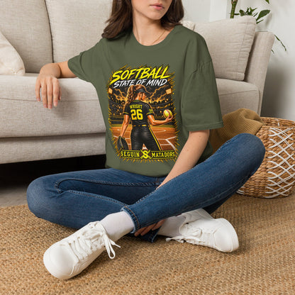 Custom Seguin Matador Softball Player Tee | Personalized Name & Jersey Number