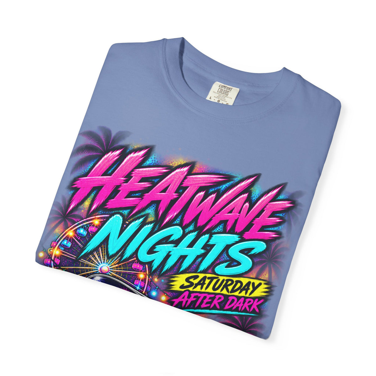 Heatwave Nights T-Shirt — Gonzales, Texas Retro Neon Party Tee