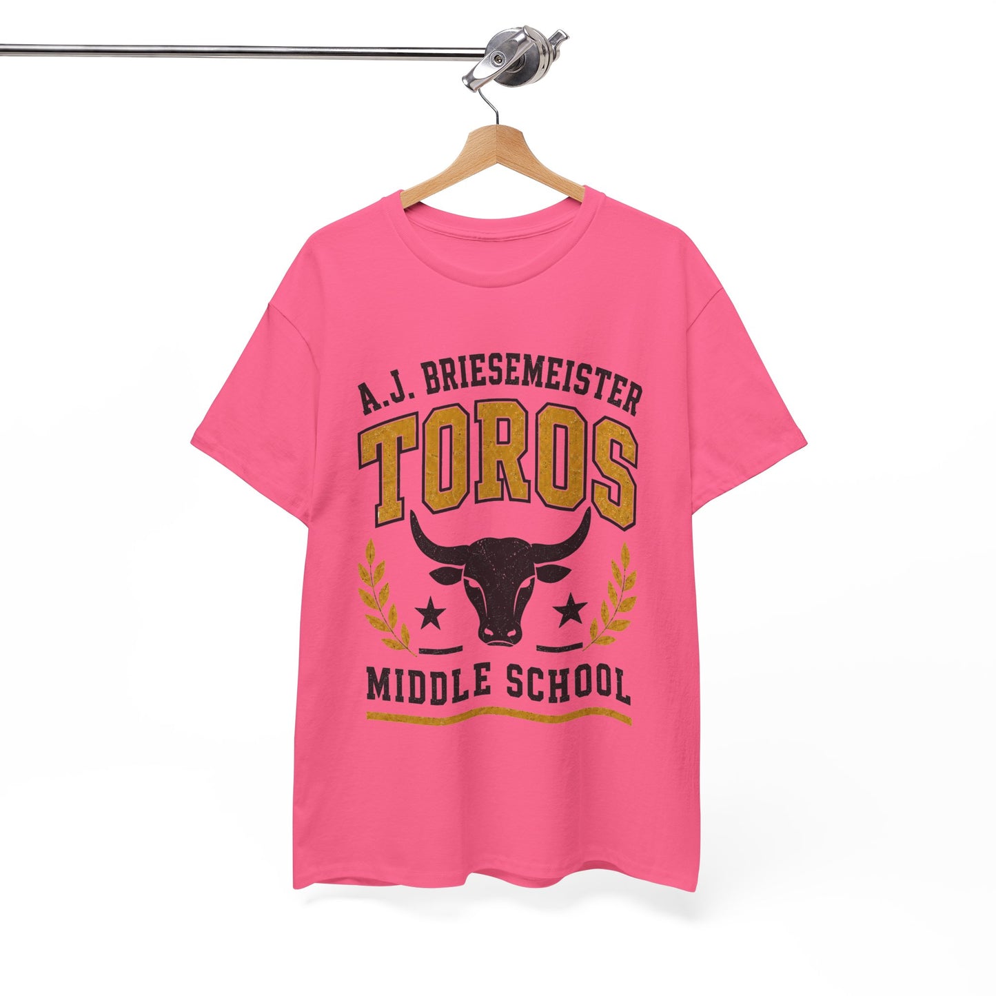 Toros Middle School Tee — A.J. Briesemeister School Spirit T-Shirt