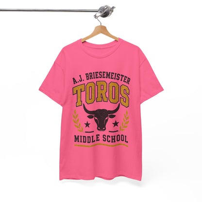 Toros Middle School Tee — A.J. Briesemeister School Spirit T-Shirt