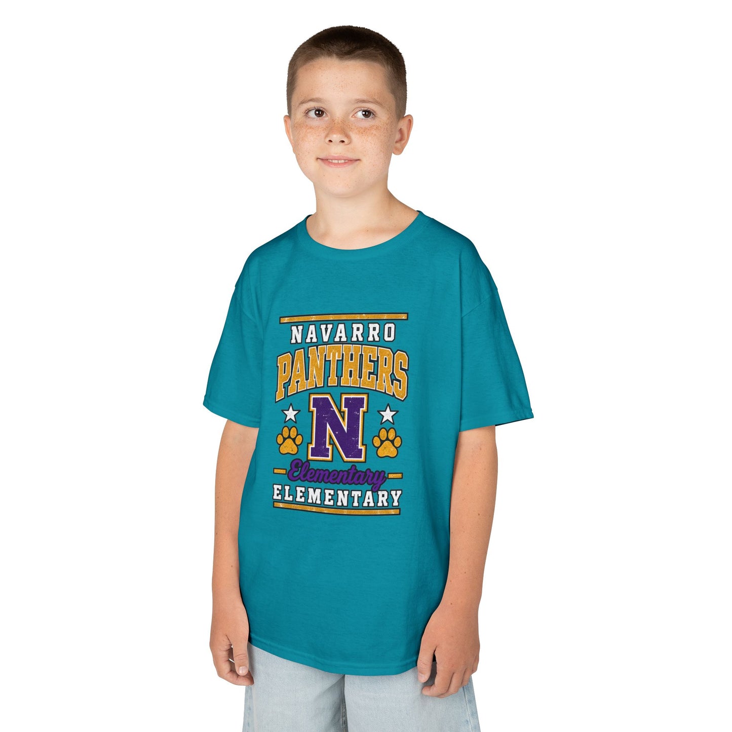 Navarro Panthers Kids T-Shirt — 'N' Elementary School Spirit Tee