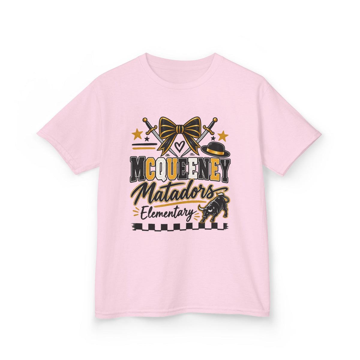 Kids Tee — McQueeny Matadors Elementary School Spirit Shirt