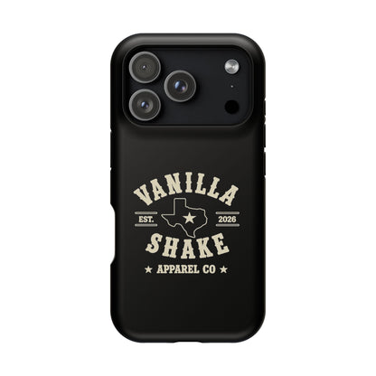 Black w/Ivory Logo lmpact-Resistant Phone Cases