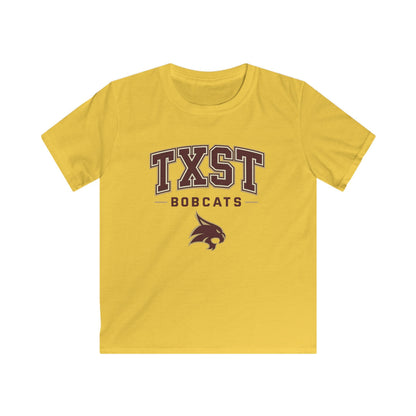 Kids TXST Bobcats Tee — Youth Texas State University Spirit Shirt