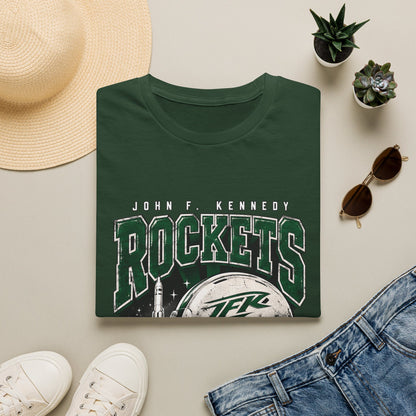 Rockets Vintage Graphic T-Shirt — John F. Kennedy Space Team Tee