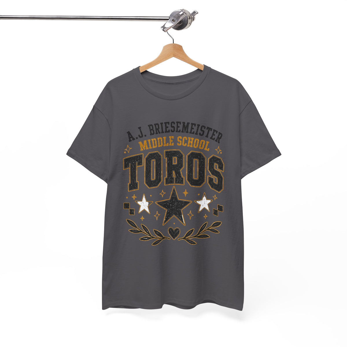 Toros Middle School Tee – A.J. Briesmeister School Spirit Shirt