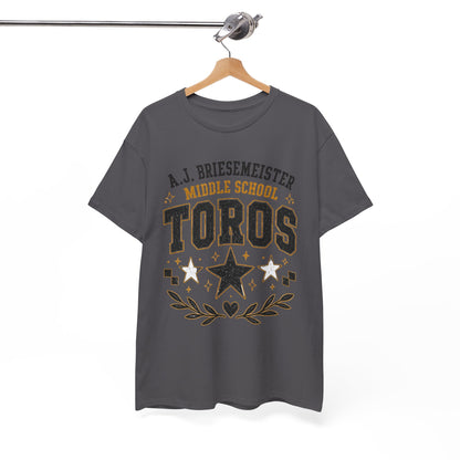 Toros Middle School Tee – A.J. Briesmeister School Spirit Shirt