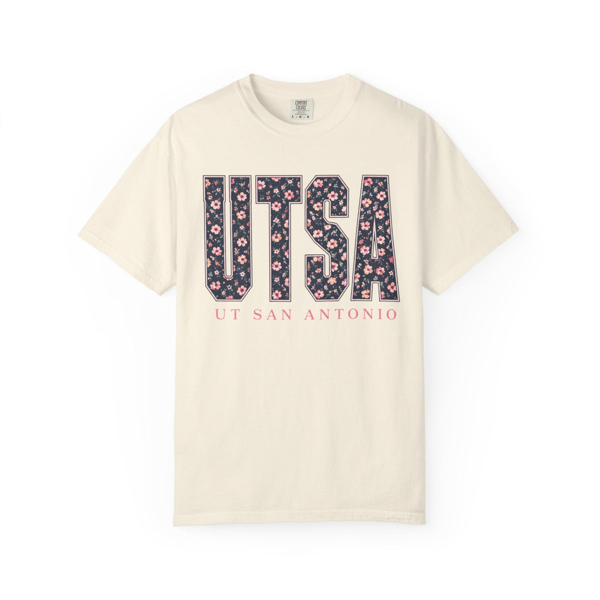 UTSA Floral Logo T‑Shirt — UT San Antonio Collegiate Tee